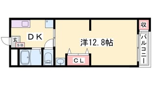 平野マンションの物件間取画像